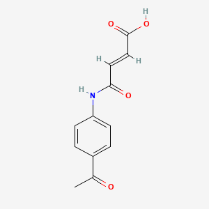 molecular formula C12H11NO4 B2428946 4-(4-Acetylanilino)-4-oxo-2-butenoic acid CAS No. 24870-12-0