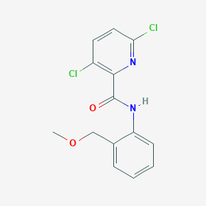 3,6-dichloro-N-[2-(methoxymethyl)phenyl]pyridine-2-carboxamide