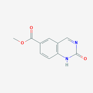 molecular formula C10H8N2O3 B2429159 Methyl 2-oxo-1,2-dihydroquinazoline-6-carboxylate CAS No. 1036755-95-9