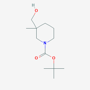 molecular formula C12H23NO3 B2429164 1-Boc-3-(hydroxymethyl)-3-methylpiperidine CAS No. 406212-48-4