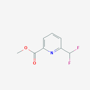 molecular formula C8H7F2NO2 B2429226 Methyl 6-(difluoromethyl)pyridine-2-carboxylate CAS No. 1379375-24-2