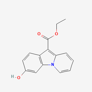 molecular formula C15H13NO3 B2429339 Ethyl 3-hydroxypyrido[1,2-a]indole-10-carboxylate CAS No. 22991-17-9