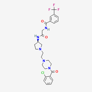 molecular formula C27H31ClF3N5O3 B2429381 YJC-10592 CAS No. 1226894-87-6