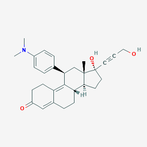 molecular formula C29H35NO3 B024294 22-Hydroxy Mifepristone-d6 CAS No. 105012-15-5