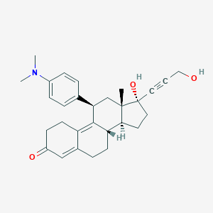 molecular formula C₂₉H₃₅NO₃ B024294 羟基米非司酮 CAS No. 105012-15-5