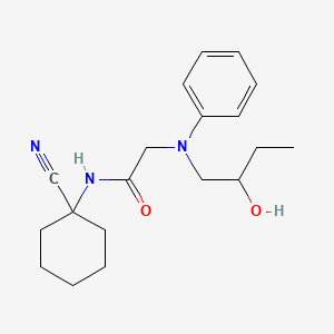 N-(1-cyanocyclohexyl)-2-[(2-hydroxybutyl)(phenyl)amino]acetamide