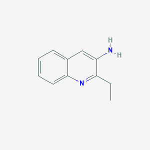 molecular formula C11H12N2 B2429423 2-Ethylquinolin-3-amine CAS No. 1823452-39-6