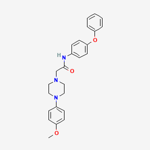 2-[4-(4-methoxyphenyl)piperazin-1-yl]-N-(4-phenoxyphenyl)acetamide
