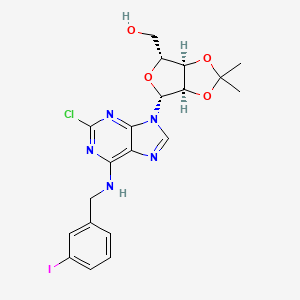 2-Chloro-N-[(3-iodophenyl)methyl]-2',3'-O-(1-methylethylidene) Adenosine