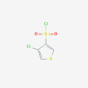 molecular formula C4H2Cl2O2S2 B2429454 4-Chlorothiophene-3-sulfonyl chloride CAS No. 937636-93-6