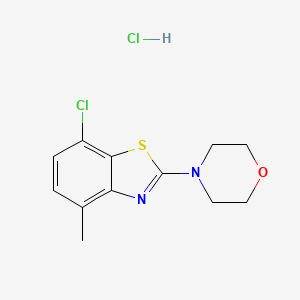 4-(7-Chloro-4-methylbenzo[d]thiazol-2-yl)morpholine hydrochloride