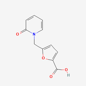 5-[(2-oxopyridin-1(2H)-yl)methyl]-2-furoic acid