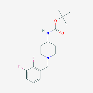 tert-Butyl 1-(2,3-difluorobenzyl)piperidin-4-ylcarbamate
