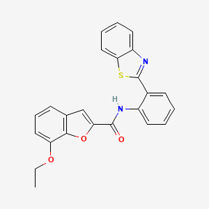 N-(2-(benzo[d]thiazol-2-yl)phenyl)-7-ethoxybenzofuran-2-carboxamide