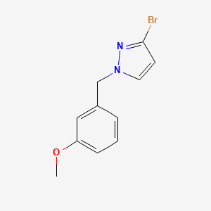 3-Bromo-1-[(3-methoxyphenyl)methyl]-1H-pyrazole