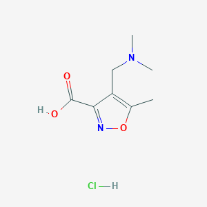 4-[(Dimethylamino)methyl]-5-methylisoxazole-3-carboxylic acid hydrochloride