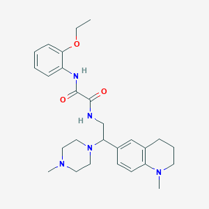 N1-(2-ethoxyphenyl)-N2-(2-(1-methyl-1,2,3,4-tetrahydroquinolin-6-yl)-2-(4-methylpiperazin-1-yl)ethyl)oxalamide