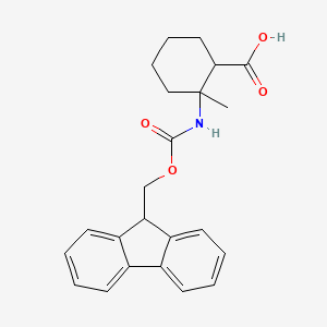 2-(9H-Fluoren-9-ylmethoxycarbonylamino)-2-methylcyclohexane-1-carboxylic acid