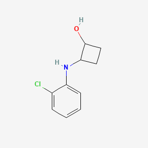 2-[(2-Chlorophenyl)amino]cyclobutan-1-ol