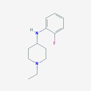 molecular formula C13H19FN2 B2429547 1-乙基-N-(2-氟苯基)哌啶-4-胺 CAS No. 416868-42-3