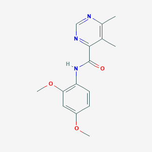 N-(2,4-Dimethoxyphenyl)-5,6-dimethylpyrimidine-4-carboxamide