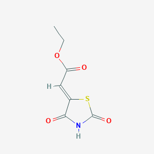 (Z)-ethyl 2-(2,4-dioxothiazolidin-5-ylidene)acetate