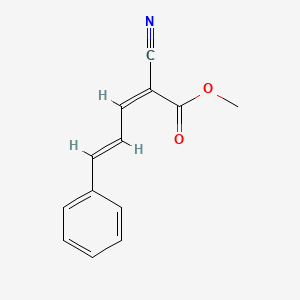 molecular formula C13H11NO2 B2429557 methyl (2Z,4E)-2-cyano-5-phenylpenta-2,4-dienoate CAS No. 113966-65-7