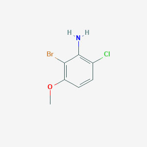 molecular formula C7H7BrClNO B2429564 2-Bromo-6-chloro-3-methoxyaniline CAS No. 1691055-54-5