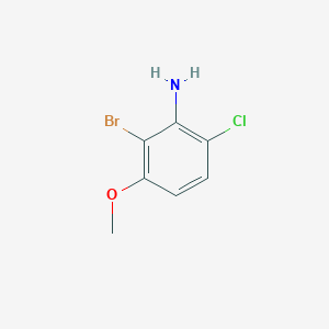 2-Bromo-6-chloro-3-methoxy-benzenamine
