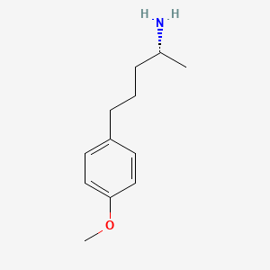 (2R)-5-(4-Methoxyphenyl)pentan-2-amine