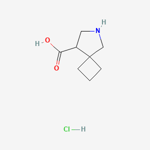 6-Azaspiro[3.4]octane-8-carboxylic acid hydrochloride