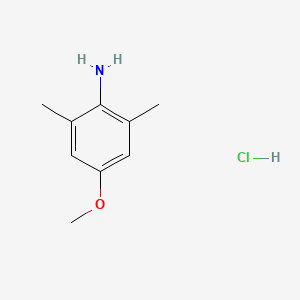 molecular formula C9H14ClNO B2429576 2,6-Dimethyl-4-methoxyaniline hydrochloride CAS No. 102440-03-9
