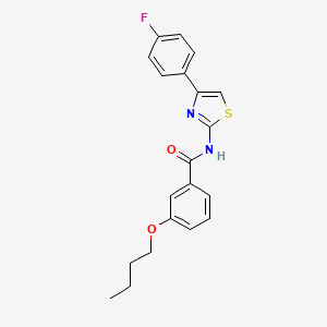 3-butoxy-N-[4-(4-fluorophenyl)-1,3-thiazol-2-yl]benzamide