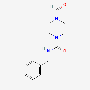 molecular formula C13H17N3O2 B2429583 N-benzyl-4-formylpiperazine-1-carboxamide CAS No. 1022549-88-7