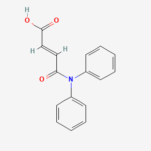 molecular formula C16H13NO3 B2429592 (2E)-4-(diphenylamino)-4-oxobut-2-enoic acid CAS No. 302602-97-7