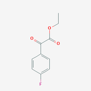 molecular formula C10H9FO3 B024296 Ethyl 2-(4-fluorophenyl)-2-oxoacetate CAS No. 1813-94-1