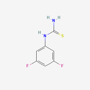 molecular formula C7H6F2N2S B2429610 (3,5-Difluorophenyl)thiourea CAS No. 791594-33-7