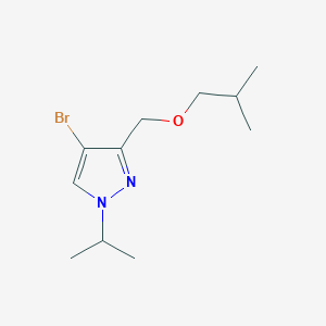 4-bromo-3-(isobutoxymethyl)-1-isopropyl-1H-pyrazole