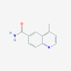 molecular formula C11H10N2O B2429658 4-Methylquinoline-6-carboxamide CAS No. 297139-17-4