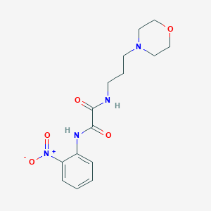 molecular formula C15H20N4O5 B2429717 N'-[3-(morpholin-4-yl)propyl]-N-(2-nitrophenyl)ethanediamide CAS No. 941940-79-0