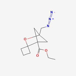 Ethyl 1-(azidomethyl)spiro[2-oxabicyclo[2.1.1]hexane-3,1'-cyclobutane]-4-carboxylate