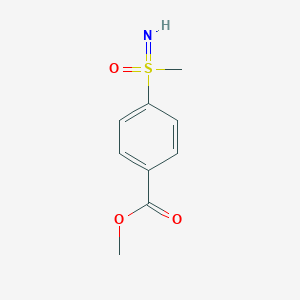 molecular formula C9H11NO3S B2429793 Methyl 4-[imino(methyl)oxo-lambda6-sulfanyl]benzoate CAS No. 1147096-51-2