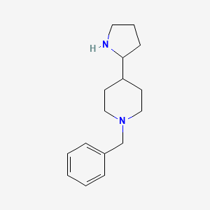 molecular formula C16H24N2 B2429834 1-Benzyl-4-(pyrrolidin-2-yl)piperidine CAS No. 524674-28-0