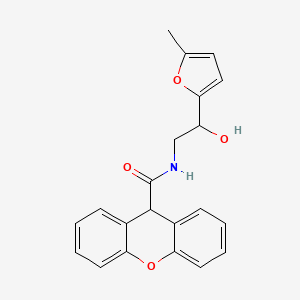 N-(2-hydroxy-2-(5-methylfuran-2-yl)ethyl)-9H-xanthene-9-carboxamide