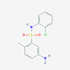 5-amino-N-(2-chlorophenyl)-2-methylbenzene-1-sulfonamide