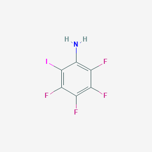 molecular formula C6H2F4IN B2429952 2,3,4,5-Tetrafluoro-6-iodoaniline CAS No. 1228813-89-5
