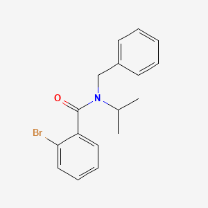 molecular formula C17H18BrNO B2429958 N-benzyl-2-bromo-N-propan-2-ylbenzamide CAS No. 90032-59-0