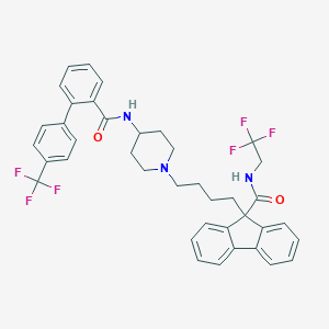 molecular formula C₃₉H₃₇F₆N₃O₂ B000243 Lomitapide CAS No. 182431-12-5