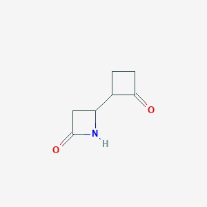 molecular formula C7H9NO2 B2430020 4-(2-Oxocyclobutyl)azetidin-2-one CAS No. 2137737-61-0
