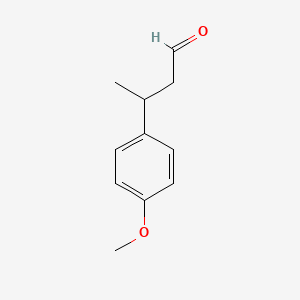 molecular formula C11H14O2 B2430043 3-(4-Methoxyphenyl)butanal CAS No. 160093-24-3